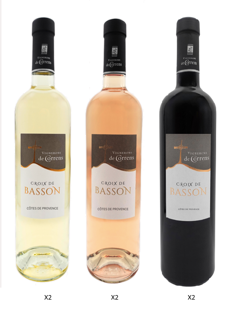 Croix de Basson, carton mixte 3 couleurs