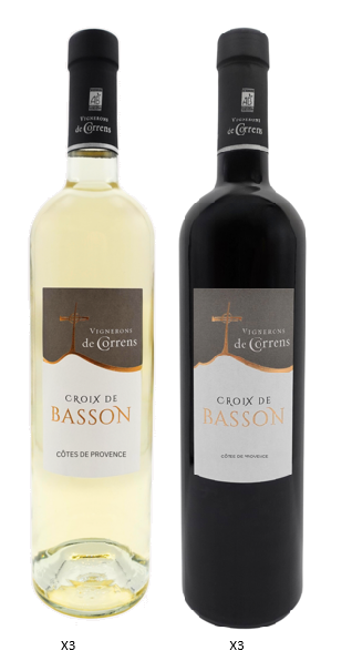 Croix de basson, carton mixte 2 couleurs