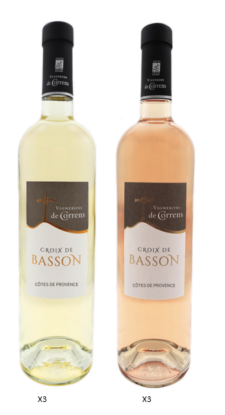 Croix de basson, carton mixte 2 couleurs