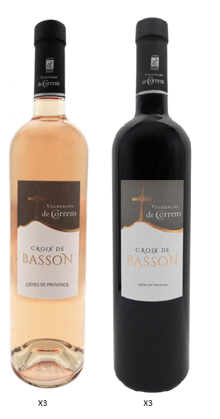 Croix de basson, carton mixte 2 couleurs