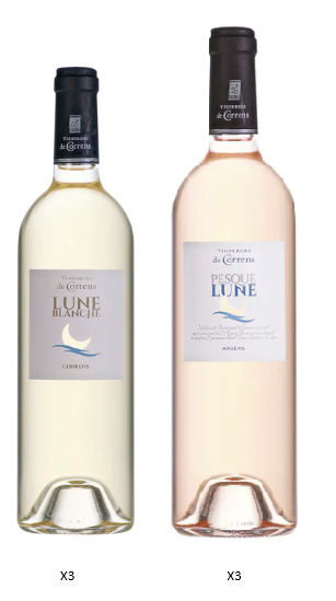 Pesque Lune, carton mixte 2 couleurs