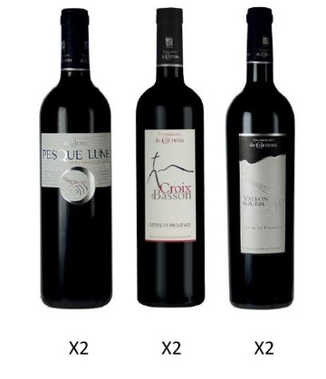 Carton découverte Rouge, mixte 3 cuvées
